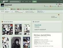 Tablet Screenshot of kasamizuki.deviantart.com