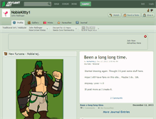 Tablet Screenshot of noblekitty1.deviantart.com