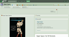 Desktop Screenshot of hyper-space.deviantart.com