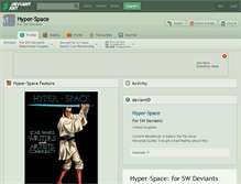 Tablet Screenshot of hyper-space.deviantart.com