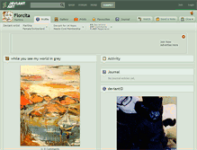 Tablet Screenshot of florcita.deviantart.com