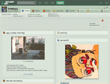 Tablet Screenshot of in4etyyy.deviantart.com