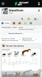 Mobile Screenshot of gracegiven.deviantart.com