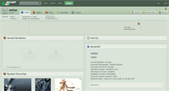 Desktop Screenshot of nexzo.deviantart.com