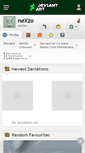 Mobile Screenshot of nexzo.deviantart.com