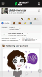 Mobile Screenshot of chibi-monster.deviantart.com