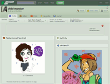 Tablet Screenshot of chibi-monster.deviantart.com