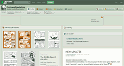 Desktop Screenshot of endzonespectators.deviantart.com