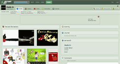 Desktop Screenshot of made-in.deviantart.com