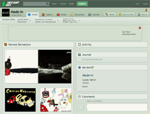 Tablet Screenshot of made-in.deviantart.com