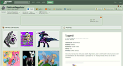 Desktop Screenshot of platinumpegasister.deviantart.com
