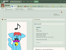 Tablet Screenshot of lastcub.deviantart.com