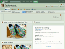 Tablet Screenshot of phantomsamurai.deviantart.com