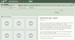 Desktop Screenshot of debolte.deviantart.com