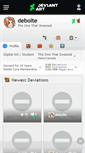 Mobile Screenshot of debolte.deviantart.com