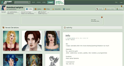 Desktop Screenshot of monsieurvampire.deviantart.com