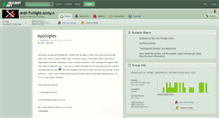 Desktop Screenshot of anti-twilight-army.deviantart.com