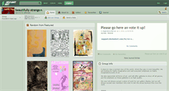 Desktop Screenshot of beautifully-strange.deviantart.com