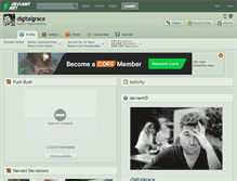Tablet Screenshot of digitalgrace.deviantart.com
