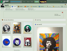 Tablet Screenshot of los19.deviantart.com