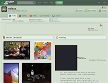 Tablet Screenshot of nullexe.deviantart.com