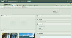 Desktop Screenshot of globalserver.deviantart.com