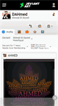 Mobile Screenshot of dahmed.deviantart.com