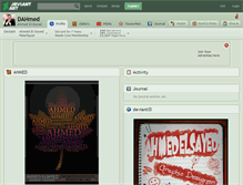 Tablet Screenshot of dahmed.deviantart.com