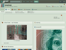 Tablet Screenshot of isblahblah.deviantart.com