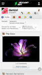 Mobile Screenshot of damzel.deviantart.com