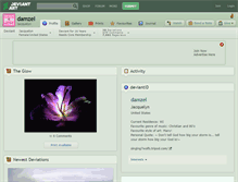 Tablet Screenshot of damzel.deviantart.com