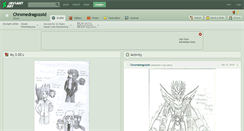 Desktop Screenshot of chromedragozoid.deviantart.com