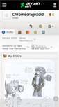 Mobile Screenshot of chromedragozoid.deviantart.com