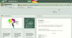 Desktop Screenshot of hippyprincess.deviantart.com