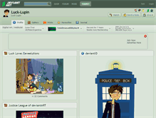 Tablet Screenshot of luck-lupin.deviantart.com