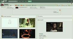 Desktop Screenshot of evalyne.deviantart.com