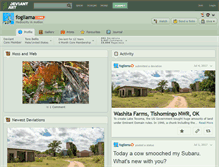 Tablet Screenshot of fogllama.deviantart.com