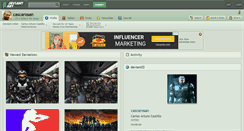 Desktop Screenshot of cascarosan.deviantart.com