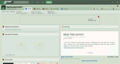 Desktop Screenshot of darkhunterwolf1.deviantart.com