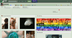 Desktop Screenshot of mirelush.deviantart.com