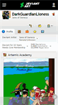 Mobile Screenshot of darkguardianlioness.deviantart.com