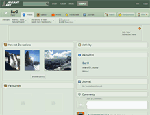 Tablet Screenshot of bar0.deviantart.com