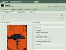 Tablet Screenshot of durand.deviantart.com