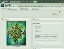 Tablet Screenshot of claza124.deviantart.com