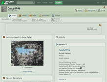 Tablet Screenshot of candy1996.deviantart.com
