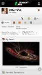 Mobile Screenshot of kitten957.deviantart.com