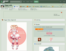 Tablet Screenshot of hope-wish.deviantart.com