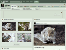 Tablet Screenshot of fotojak.deviantart.com