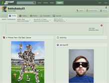 Tablet Screenshot of bobbybobby85.deviantart.com