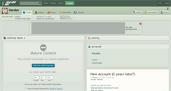Desktop Screenshot of kandex.deviantart.com